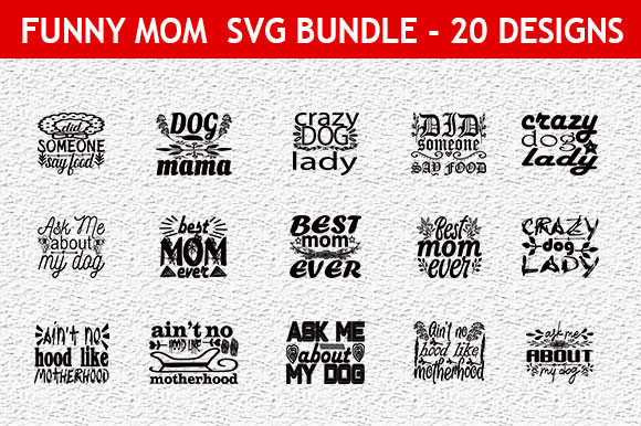 Funny Mom 51 Quotes Designs Bundle Review