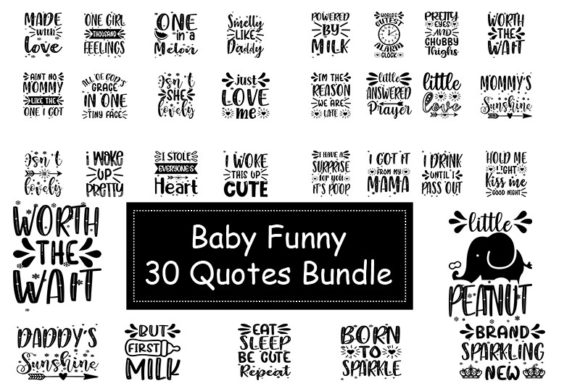 Review: Baby Funny 30 Quotes Bundle for Embroidery