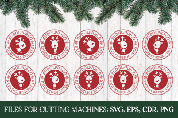 Review: Christmas Stamps Reindeer Express SVG for Embroidery