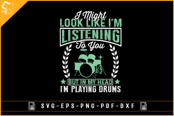 Review: Funny Drummer Quotes T-shirt Sublimation Design