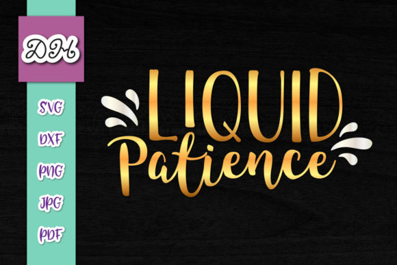 Review: Liquid Patience Funny Alcohol Sign Print