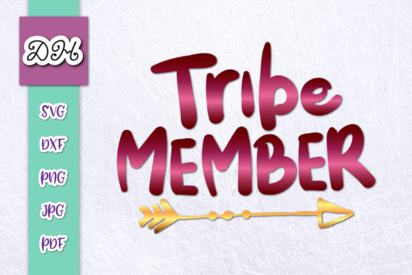Reviewing Tribe Member Funny Family Sign Print Cut